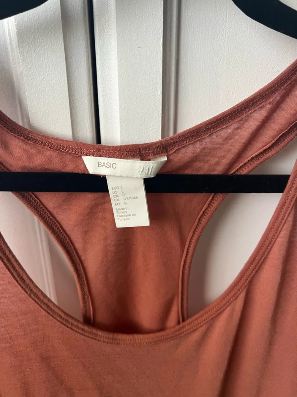 H&M Rust-Colored Racerback Tank Top - Picture 2 of 3